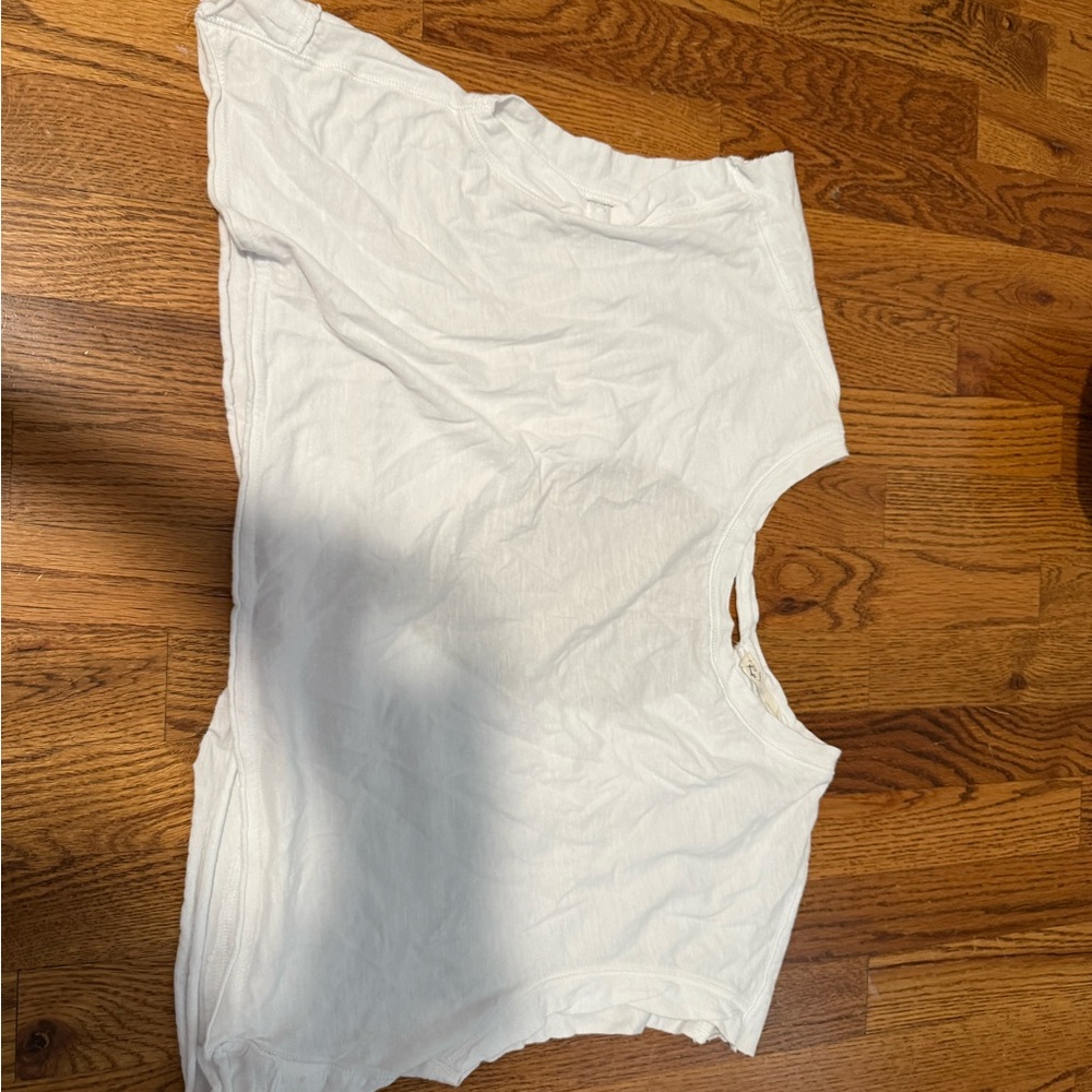 White Crop Top